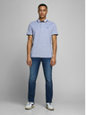 Jack & Jones Tricou polo albastru deschis Jack & Jones Paulos