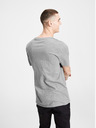Jack & Jones Tricou polo imprimat cu dungi gri Jack & Jones