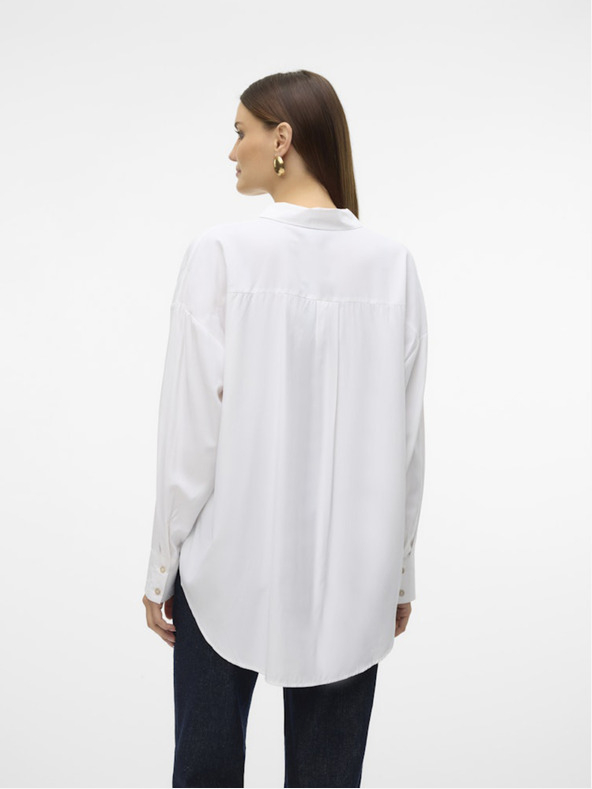 Vero Moda Cămașă albă pentru femei Vero Moda Nora
