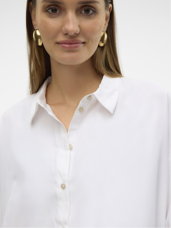 Vero Moda Cămașă albă pentru femei Vero Moda Nora