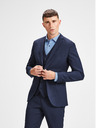 Jack & Jones Jack & Jones Jachetă de costum Laris albastru închis din amestec de lână