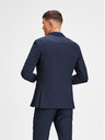 Jack & Jones Jack & Jones Jachetă de costum Laris albastru închis din amestec de lână