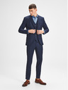 Jack & Jones Jack & Jones Jachetă de costum Laris albastru închis din amestec de lână