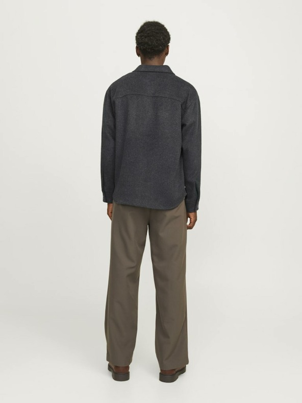 Jack & Jones Tricou de bărbați Jack & Jones gri închis