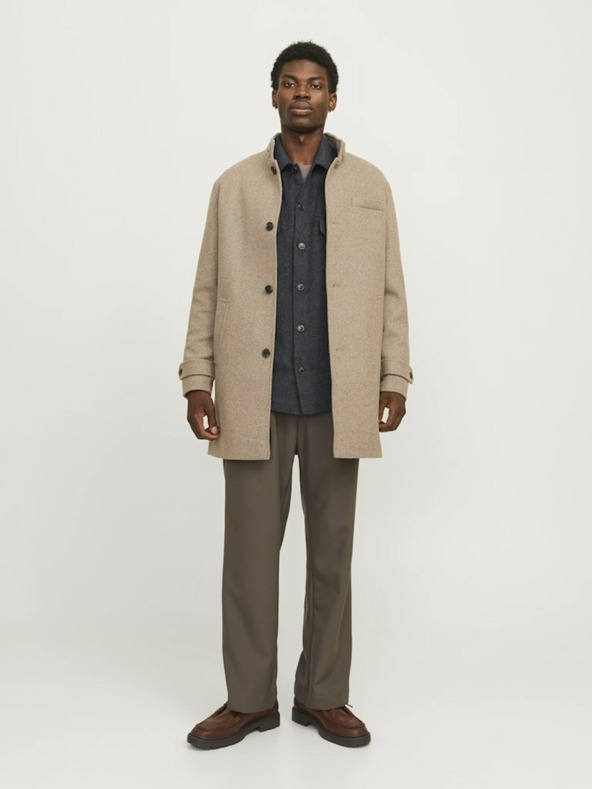 Jack & Jones Tricou de bărbați Jack & Jones gri închis