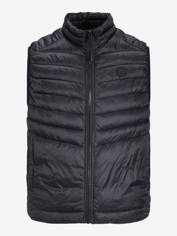 Jack & Jones Vesta matlasată Sprint neagră Jack & Jones pentru bărbați