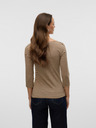 AWARE by VERO MODA Tricou cu dungi maro pentru femei AWARE by VERO MODA Fiona