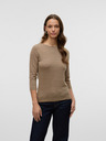 AWARE by VERO MODA Tricou cu dungi maro pentru femei AWARE by VERO MODA Fiona