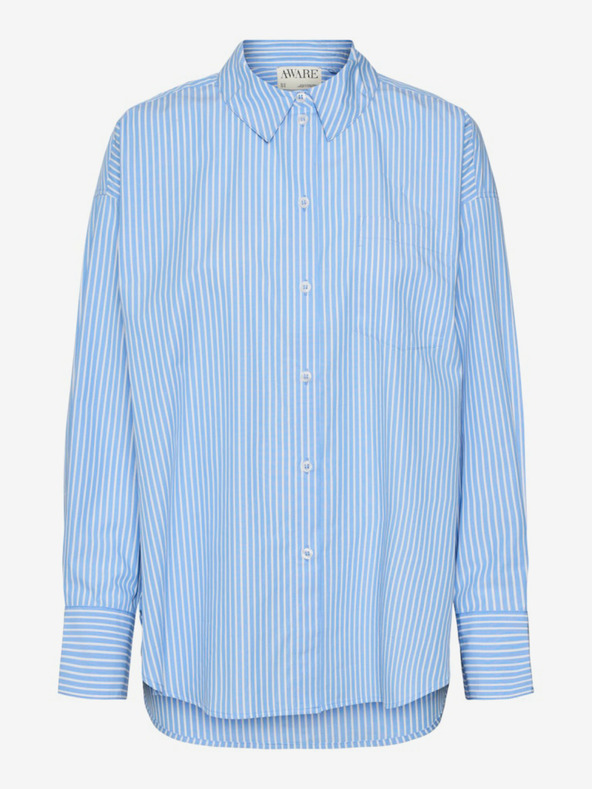 AWARE by VERO MODA Tricou cu dungi albastru pentru femei AWARE by VERO MODA