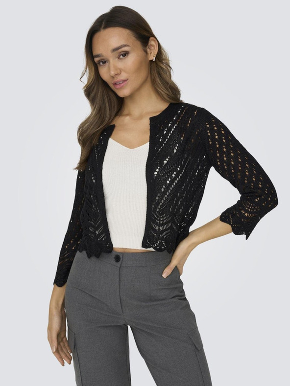 Jacqueline de Yong Cardigan negru pentru femei JDY