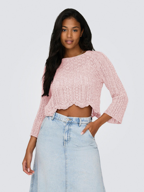 ONLY Pulover roz deschis pentru femei ONLY Nola