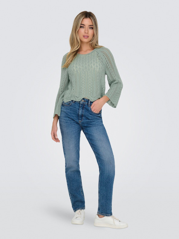 ONLY Pulover verde pentru femei ONLY Nola