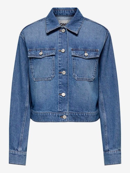ONLY Jachetă din denim albastră pentru femei ONLY