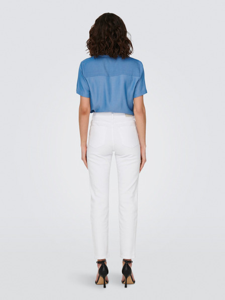 ONLY Blugi skinny albi pentru femei ONLY Emily