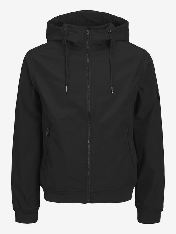 Jack & Jones Jachetă neagră Jack & Jones Basic pentru bărbați