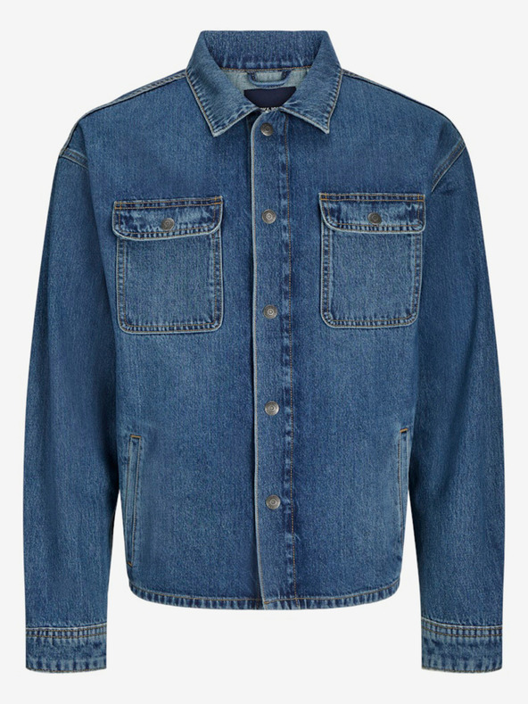 Jack & Jones Jachetă cămașă din denim albastru pentru bărbați Jack & Jones