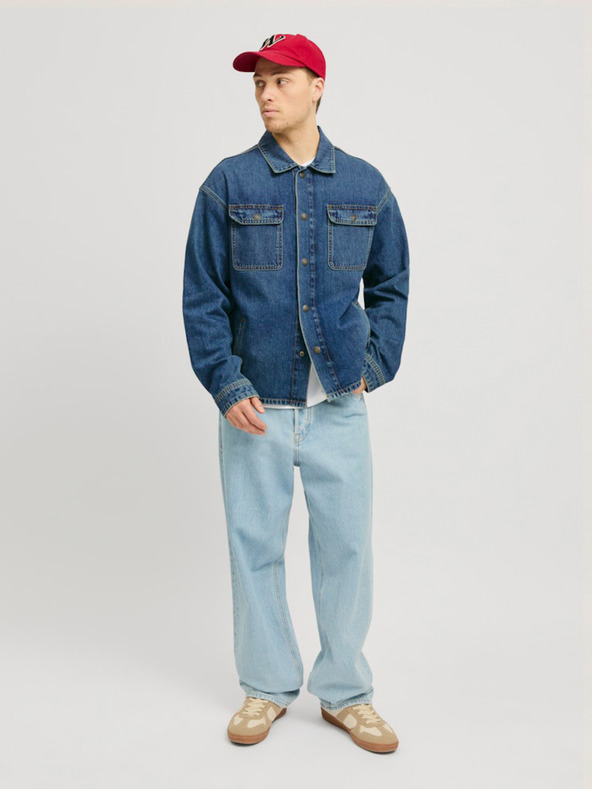 Jack & Jones Jachetă cămașă din denim albastru pentru bărbați Jack & Jones