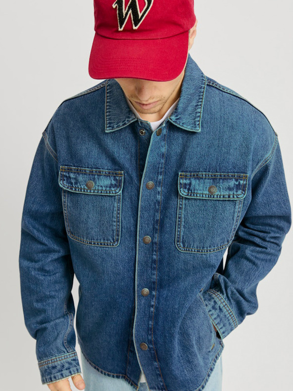 Jack & Jones Jachetă cămașă din denim albastru pentru bărbați Jack & Jones