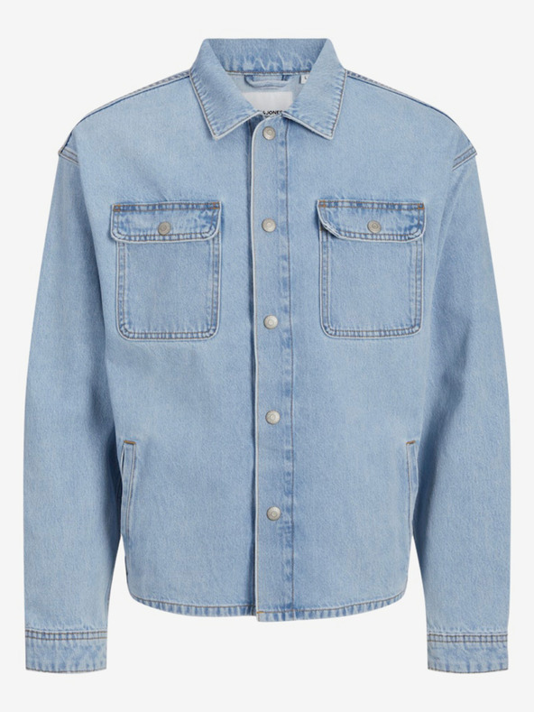 Jack & Jones Jachetă cămașă din denim albastru deschis pentru bărbați Jack & Jones Hase