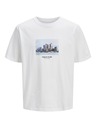 Jack & Jones Tricou alb Jack & Jones Vesterbro pentru bărbați