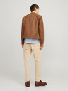 Jack & Jones Jachetă din piele de căprioară Jack & Jones Dylan maro, bărbați