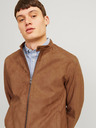 Jack & Jones Jachetă din piele de căprioară Jack & Jones Dylan maro, bărbați