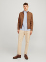 Jack & Jones Jachetă din piele de căprioară Jack & Jones Dylan maro, bărbați