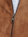 Jack & Jones Jachetă din piele de căprioară Jack & Jones Dylan maro, bărbați