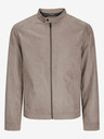 Jack & Jones Jachetă bărbătească Jack & Jones Dylan din piele de căprioară bej