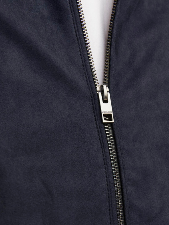 Jack & Jones Jachetă din piele întoarsă Jack & Jones Dylan albastru închis pentru bărbați