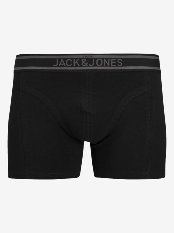 Jack & Jones Set de trei boxeri bărbătești Jack & Jones în negru și albastru