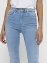 ONLY Blugi skinny cu talie înaltă albastru deschis ONLY Royal
