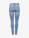 ONLY Blugi skinny cu talie înaltă albastru deschis ONLY Royal
