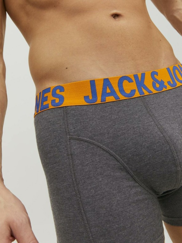 Jack & Jones Set de trei boxeri Jack & Jones în negru, albastru și gri