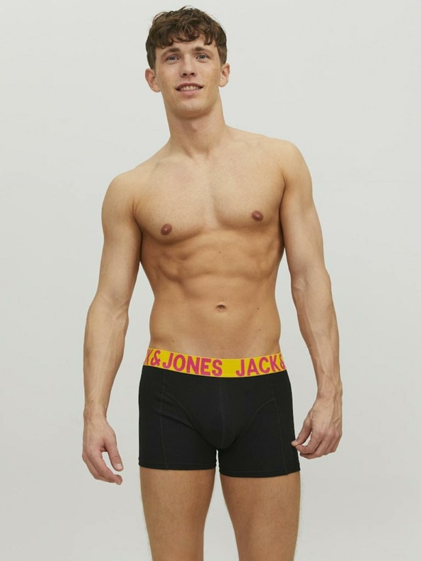 Jack & Jones Set de trei boxeri Jack & Jones în negru, albastru și gri