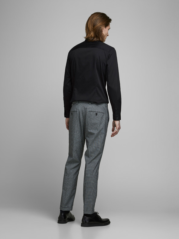 Jack & Jones Cămașă slim fit neagră Jack & Jones Parma