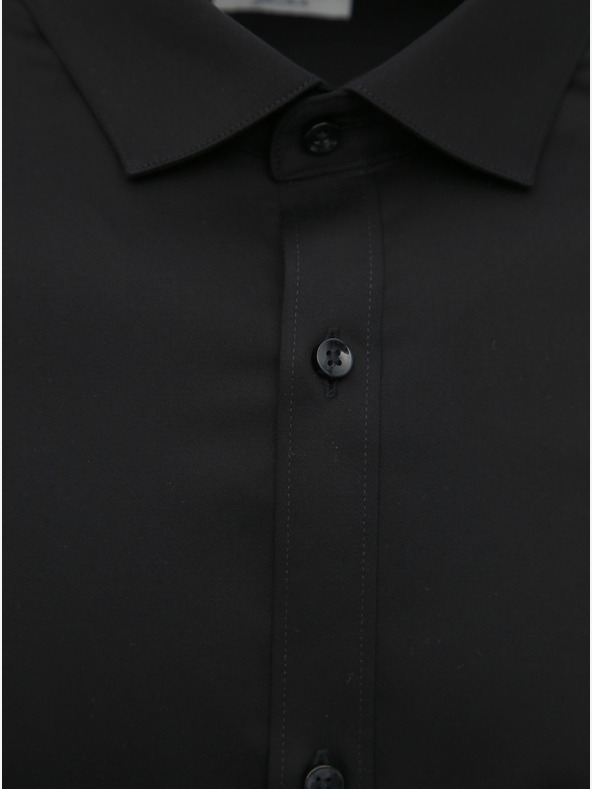Jack & Jones Cămașă slim fit neagră Jack & Jones Parma