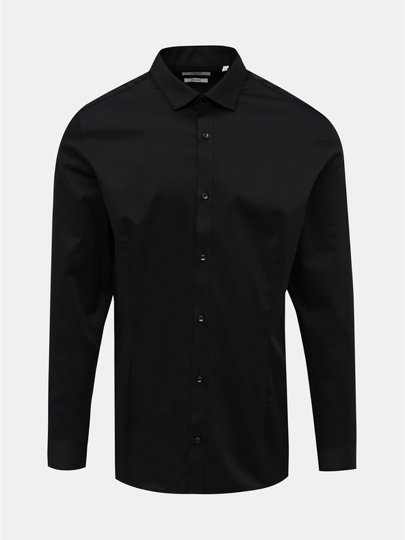 Jack & Jones Cămașă slim fit neagră Jack & Jones Parma