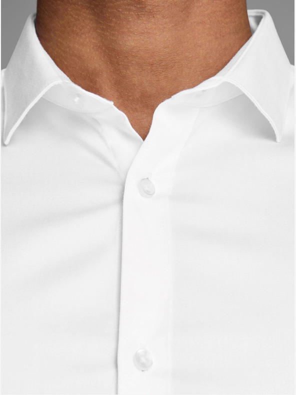 Jack & Jones Cămașă slim fit albă Jack & Jones Parma