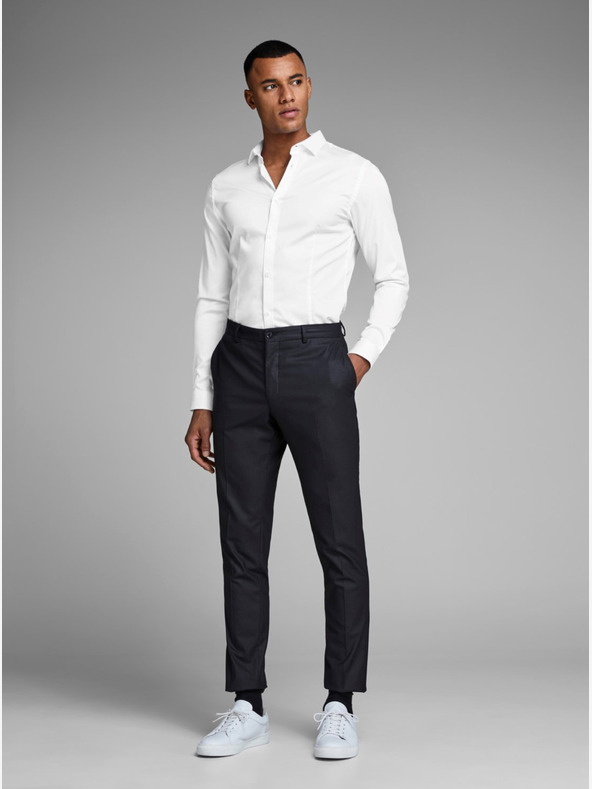 Jack & Jones Cămașă slim fit albă Jack & Jones Parma