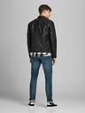 Jack & Jones Jachetă Jack & Jones Rocky din piele neagră