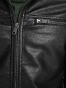 Jack & Jones Jachetă Jack & Jones Rocky din piele neagră