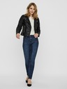 Vero Moda VERO MODA Kerriultra jachetă curvy din piele neagră