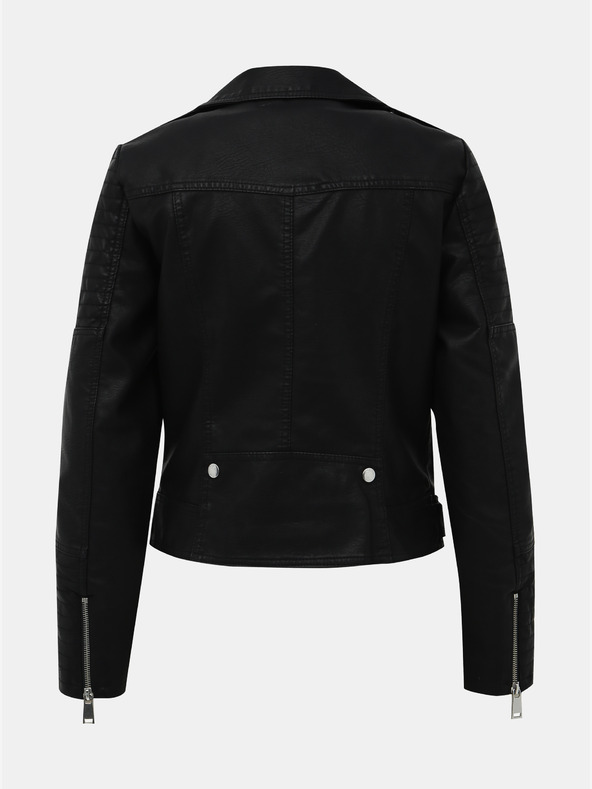 Vero Moda VERO MODA Kerriultra jachetă curvy din piele neagră