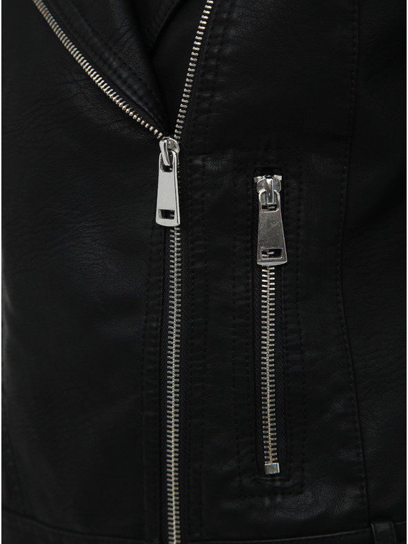 Vero Moda VERO MODA Kerriultra jachetă curvy din piele neagră