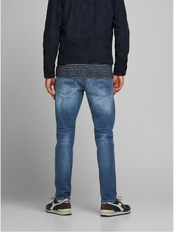 Jack & Jones Blugi albaștri pentru bărbați, cu croială dreaptă Jack & Jones Mike