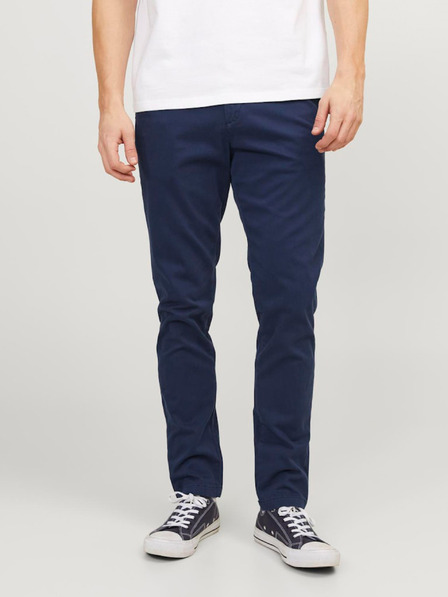 Jack & Jones Pantaloni chino albastru închis Jack & Jones Marco