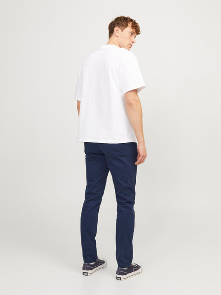 Jack & Jones Pantaloni chino albastru închis Jack & Jones Marco