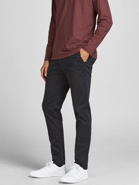 Jack & Jones Pantaloni chino negri Jack & Jones Marco