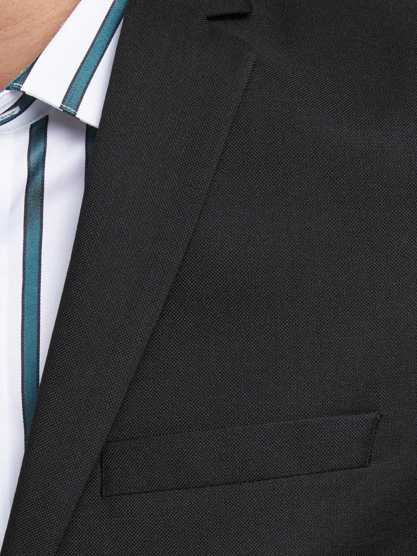Jack & Jones Blazer negru pentru bărbați Jack & Jones Solaris din amestec de lână